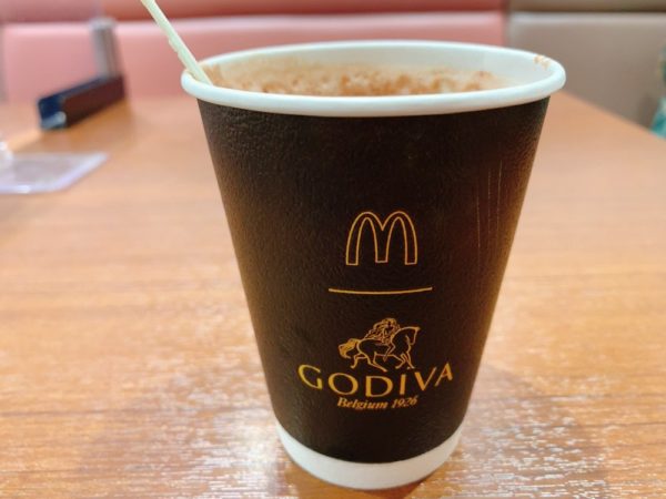 【McDonald】GODIVA監修の「ゴディバホットチョコレート」を実食！